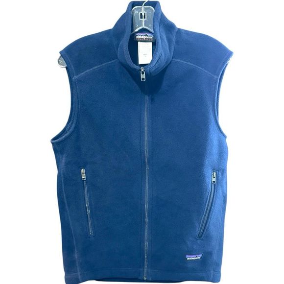 Patagonia Men's Synchilla Fleece Vest Navy Blue Size Small - Picture 2 of 10
